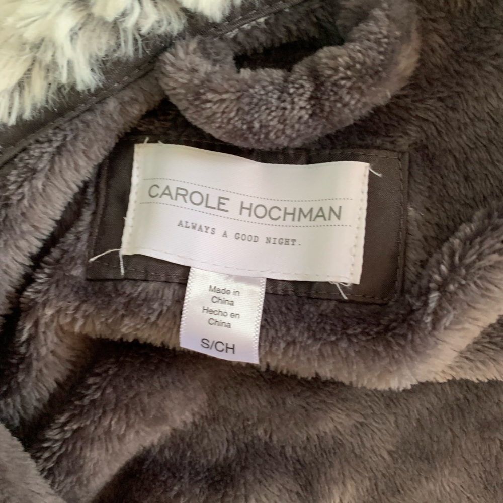 Fuzzy Incredibly Soft Grey Robe Large - image 3